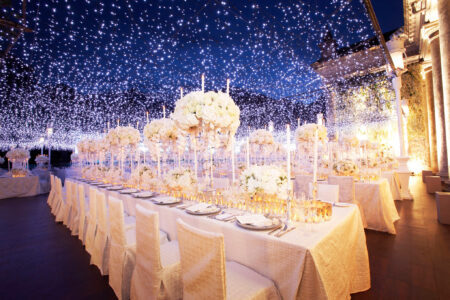 extravagant private villa wedding abel and tania 1 - Al Arabia Wedding Lighting - Image 13